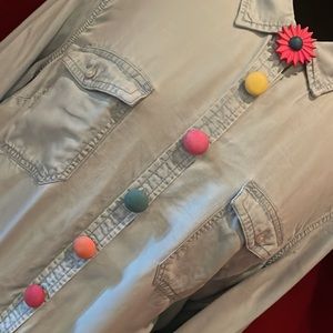 Spring colored button covers